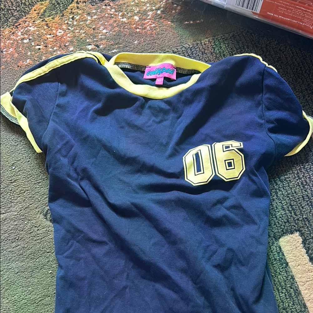 Navy and Yellow 06 T-Shirt